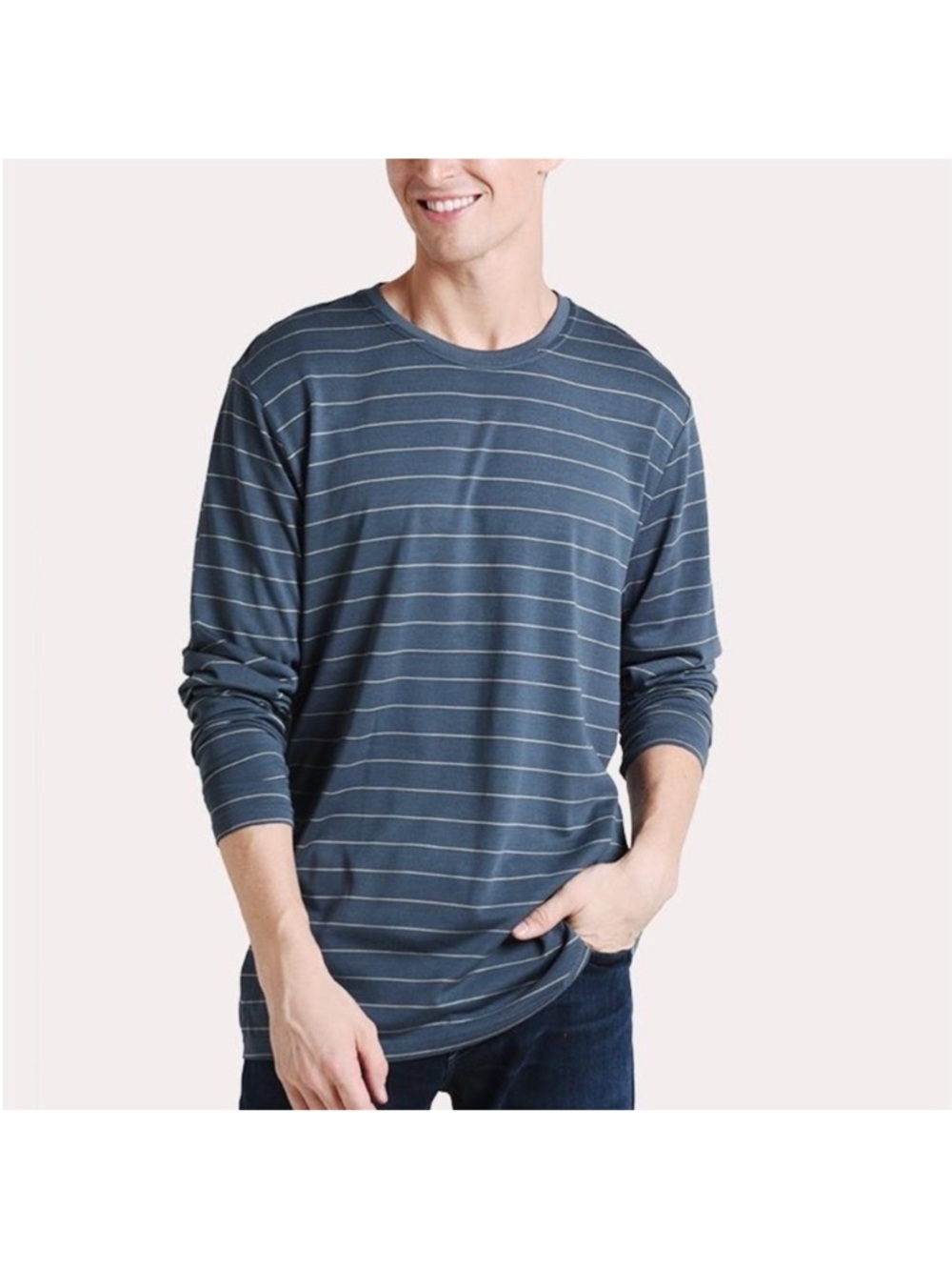 Free Fly Men's Bamboo Shoreline Long Sleeve Tee Shirt - Size XL